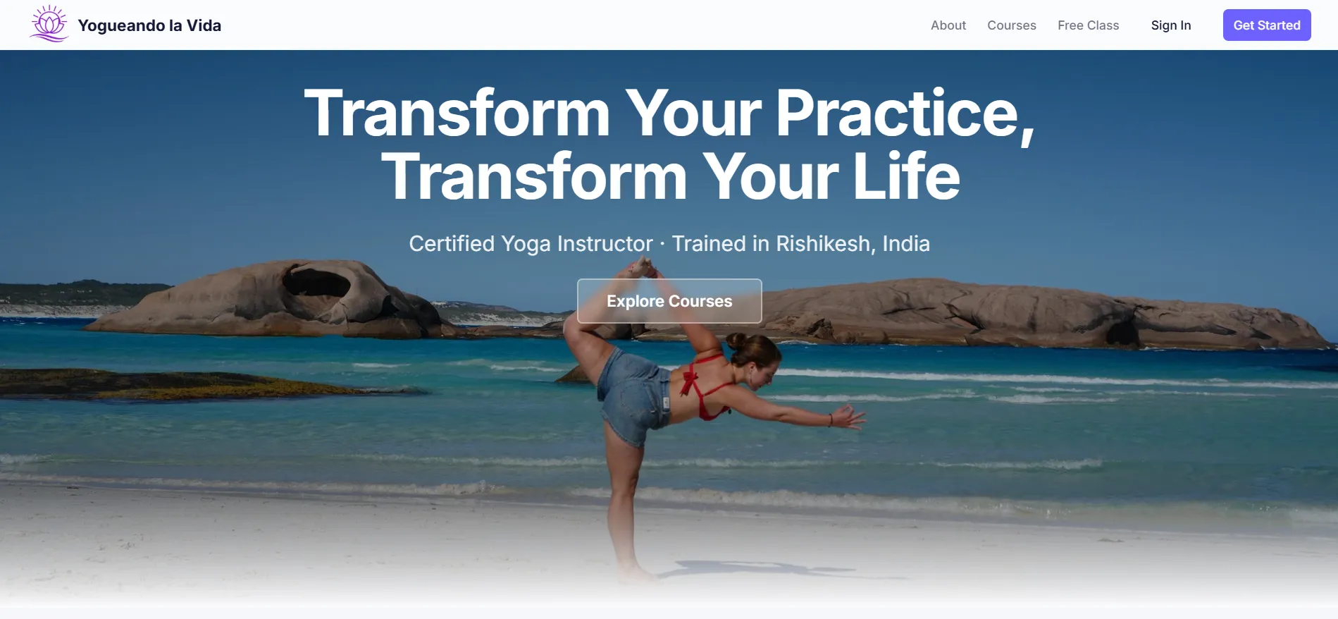 Yogueando la Vida — Yoga and wellness blog with natural design, SEO-optimized for organic growth